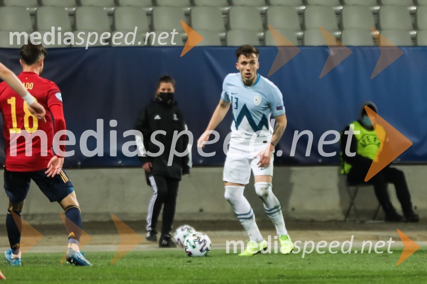 U-21 – evropsko prvenstvo v nogometu: Slovenija - Španija