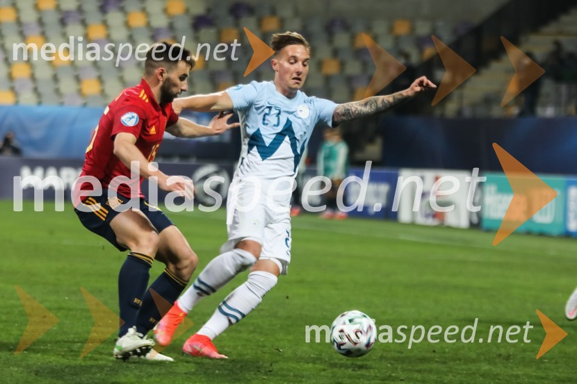 U-21 – evropsko prvenstvo v nogometu: Slovenija - Španija