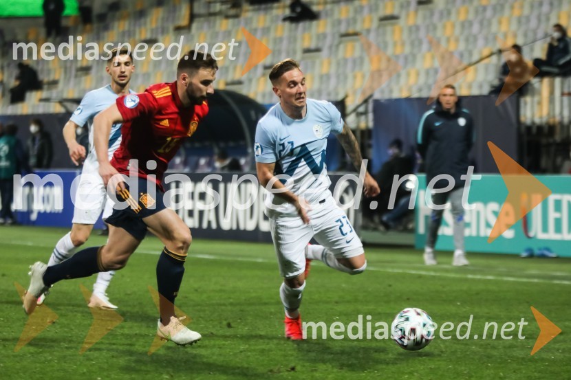 U-21 – evropsko prvenstvo v nogometu: Slovenija - Španija