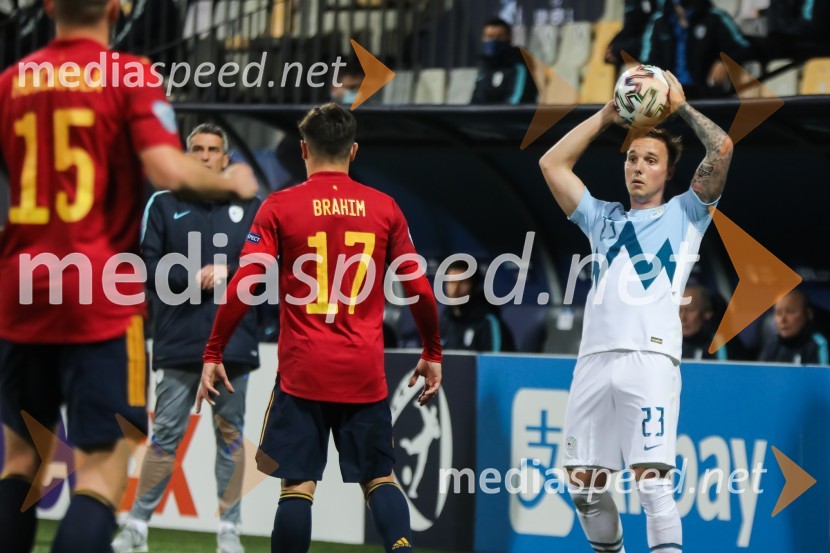 U-21 – evropsko prvenstvo v nogometu: Slovenija - Španija