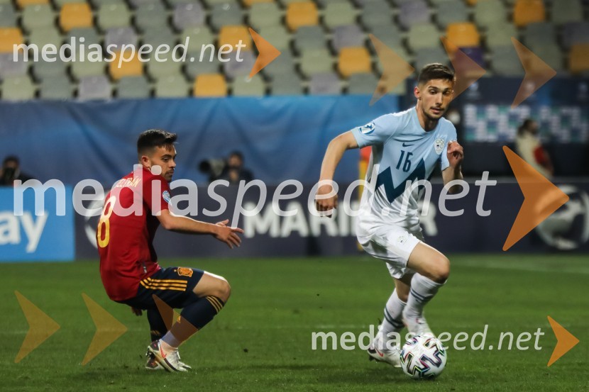U-21 – evropsko prvenstvo v nogometu: Slovenija - Španija