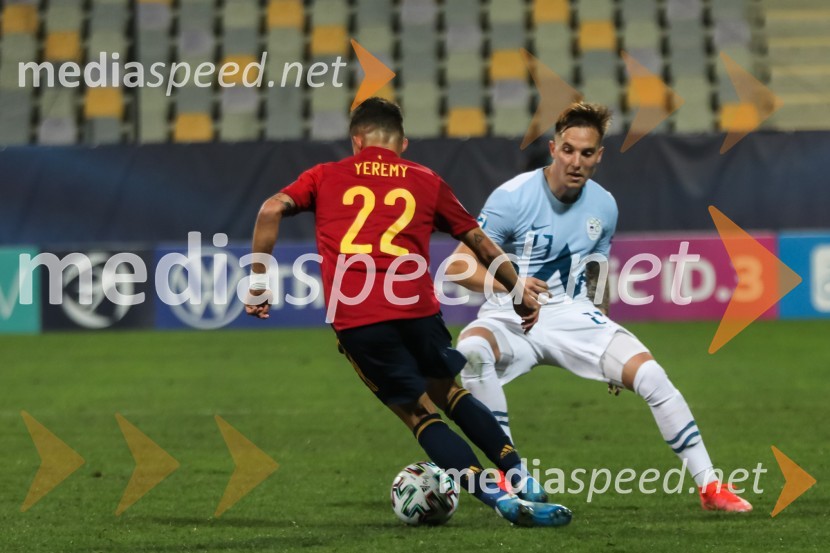 U-21 – evropsko prvenstvo v nogometu: Slovenija - Španija