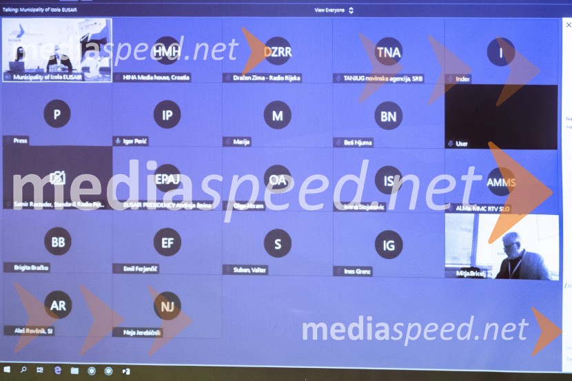 Strategija EUSAIR, novinarska konferenca