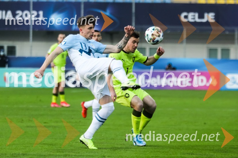Skupina: U-21 – evropsko prvenstvo v nogometu: Slovenija - Češka in Španija - Italija