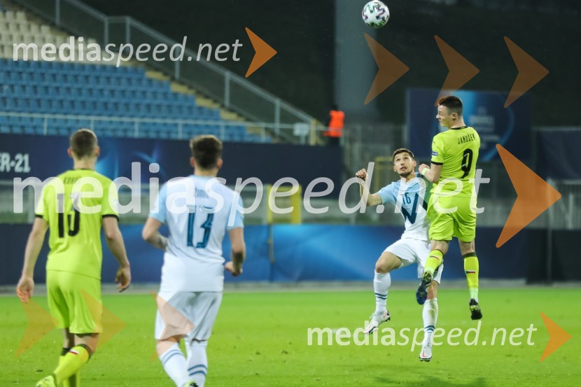 Skupina: U-21 – evropsko prvenstvo v nogometu: Slovenija - Češka in Španija - Italija