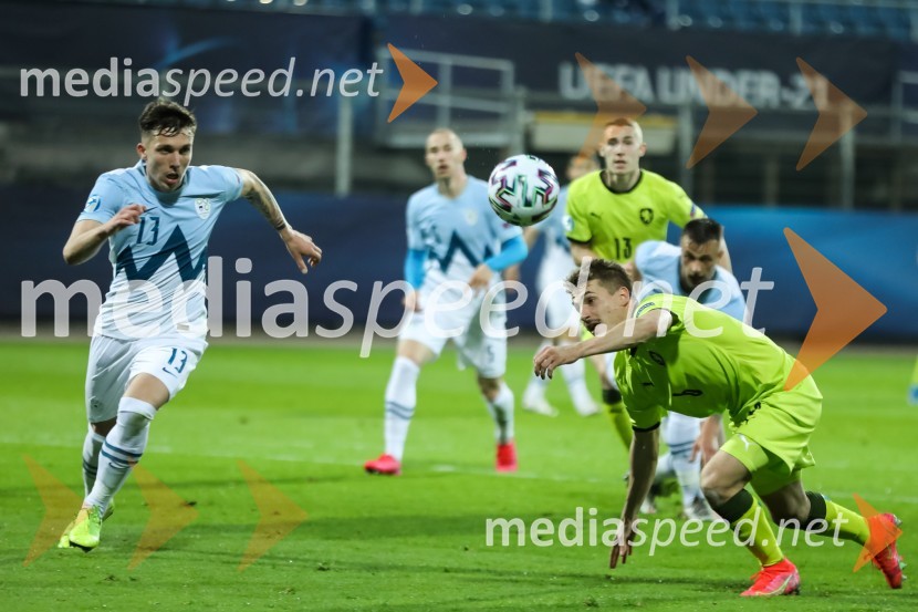 Skupina: U-21 – evropsko prvenstvo v nogometu: Slovenija - Češka in Španija - Italija