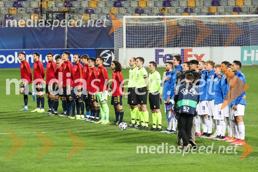Skupina: U-21 – evropsko prvenstvo v nogometu: Slovenija - Češka in Španija - Italija
