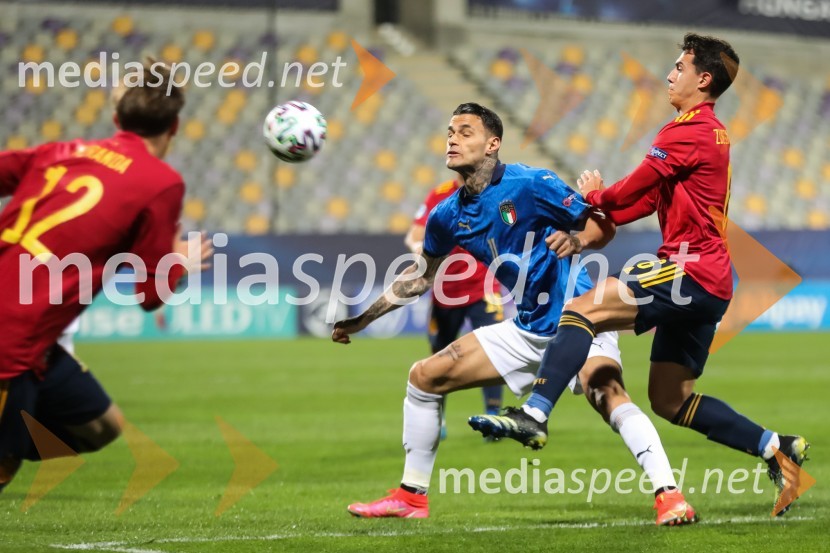 Skupina: U-21 – evropsko prvenstvo v nogometu: Slovenija - Češka in Španija - Italija