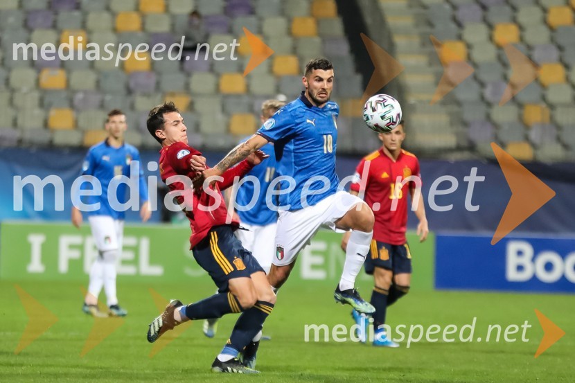 Skupina: U-21 – evropsko prvenstvo v nogometu: Slovenija - Češka in Španija - Italija