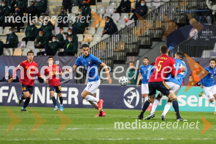 Skupina: U-21 – evropsko prvenstvo v nogometu: Slovenija - Češka in Španija - Italija