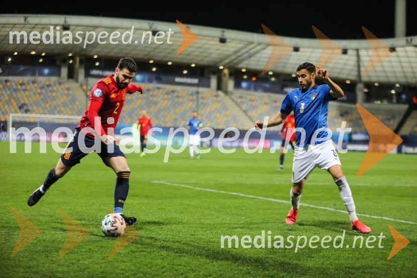 Skupina: U-21 – evropsko prvenstvo v nogometu: Slovenija - Češka in Španija - Italija