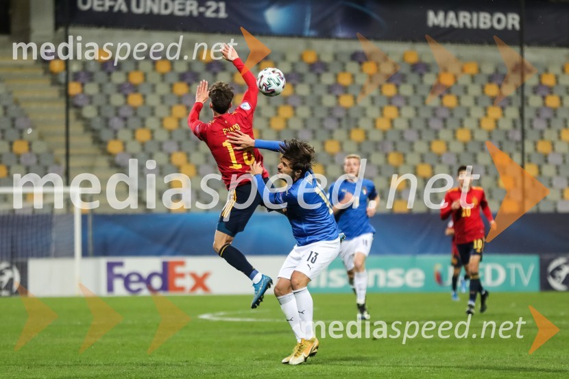 Skupina: U-21 – evropsko prvenstvo v nogometu: Slovenija - Češka in Španija - Italija