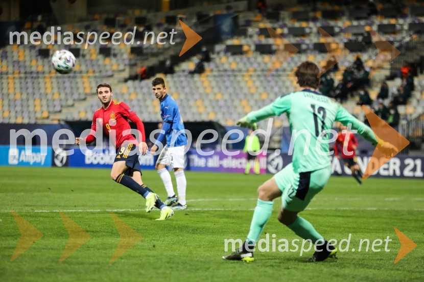 Skupina: U-21 – evropsko prvenstvo v nogometu: Slovenija - Češka in Španija - Italija
