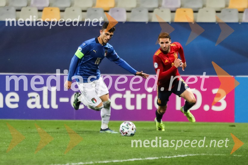 Skupina: U-21 – evropsko prvenstvo v nogometu: Slovenija - Češka in Španija - Italija