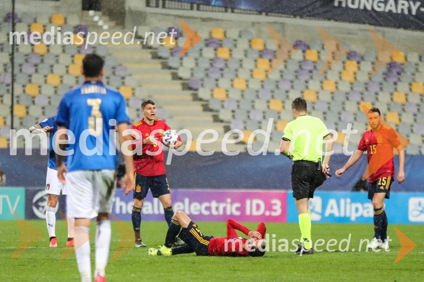 Skupina: U-21 – evropsko prvenstvo v nogometu: Slovenija - Češka in Španija - Italija