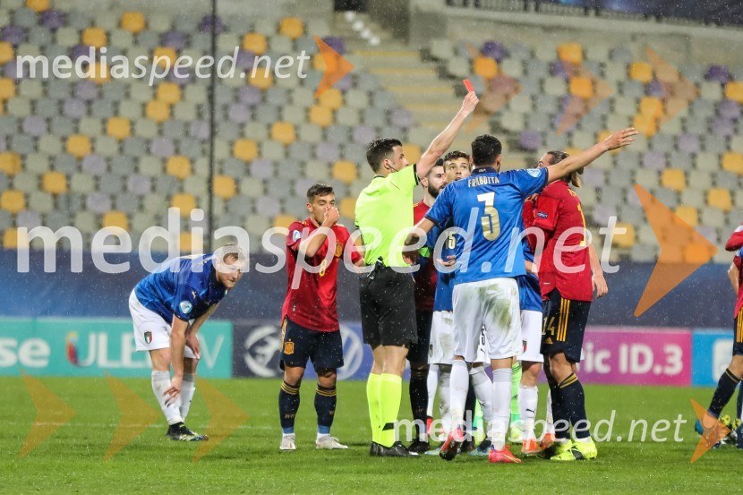 Skupina: U-21 – evropsko prvenstvo v nogometu: Slovenija - Češka in Španija - Italija