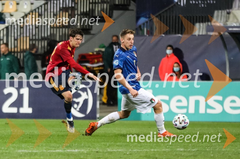 Skupina: U-21 – evropsko prvenstvo v nogometu: Slovenija - Češka in Španija - Italija