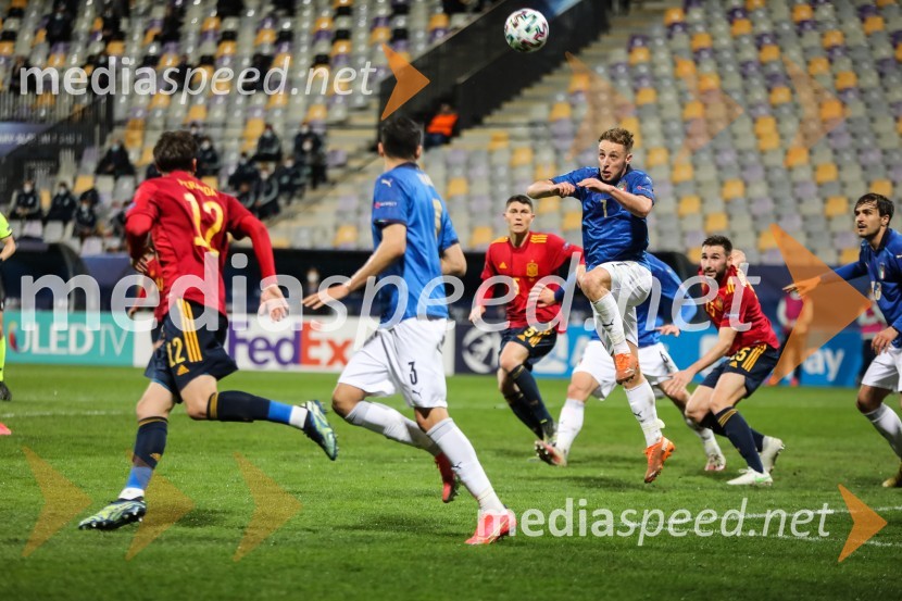 Skupina: U-21 – evropsko prvenstvo v nogometu: Slovenija - Češka in Španija - Italija