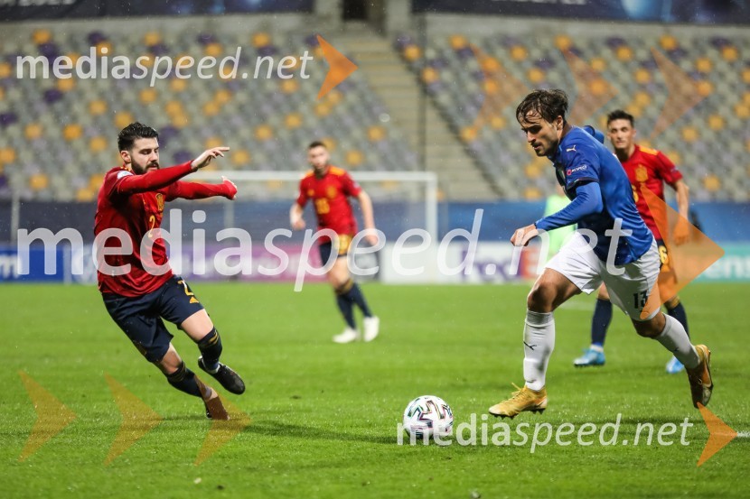 Skupina: U-21 – evropsko prvenstvo v nogometu: Slovenija - Češka in Španija - Italija