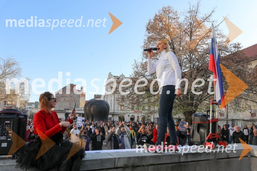 Protest proti ukrepom za preprečevanje COVID 19