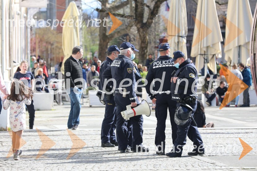 Protest proti ukrepom za preprečevanje COVID 19