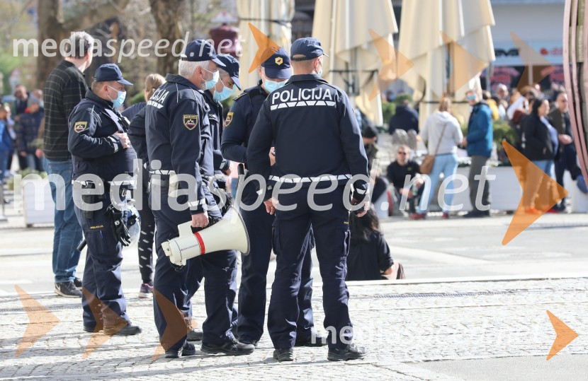 Protest proti ukrepom za preprečevanje COVID 19