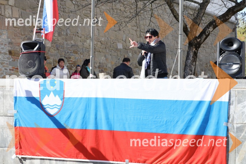 Protest proti ukrepom za preprečevanje COVID 19
