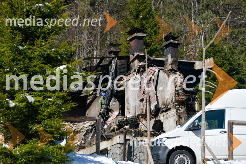 Dom na Osankarici, dan po požaru