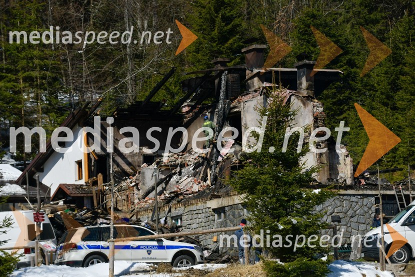 Dom na Osankarici, dan po požaru