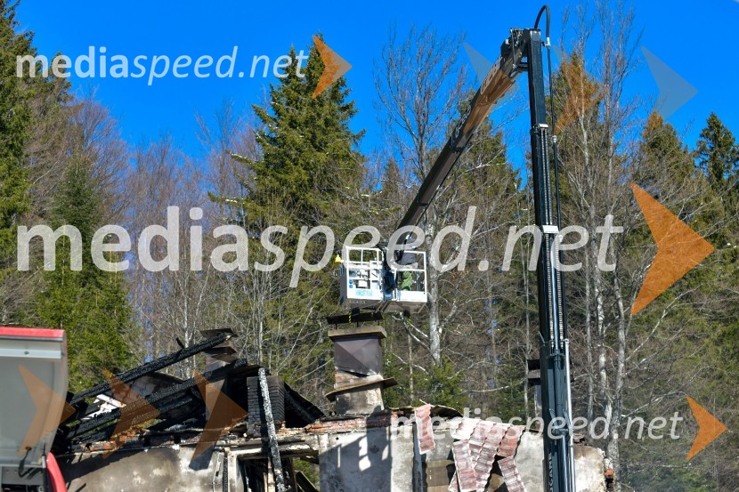 Dom na Osankarici, dan po požaru