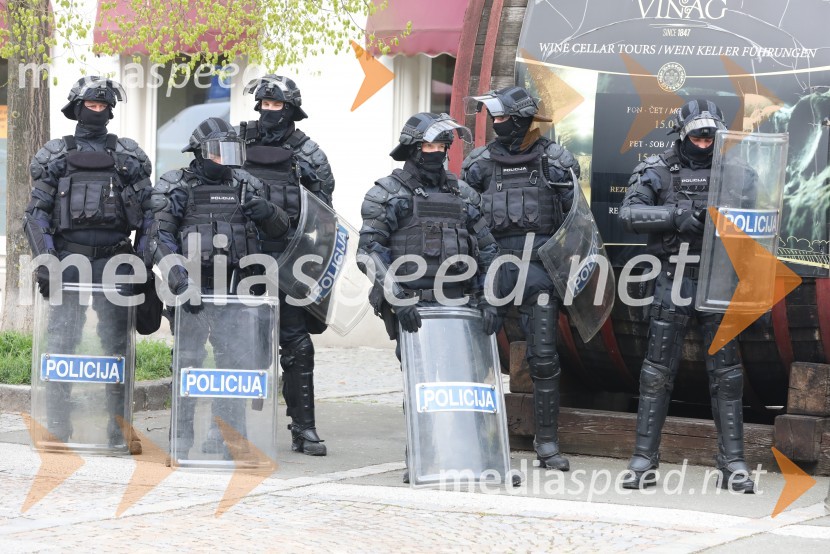 Protesti proti ukrepom za preprečitev Covid19 v Mariboru