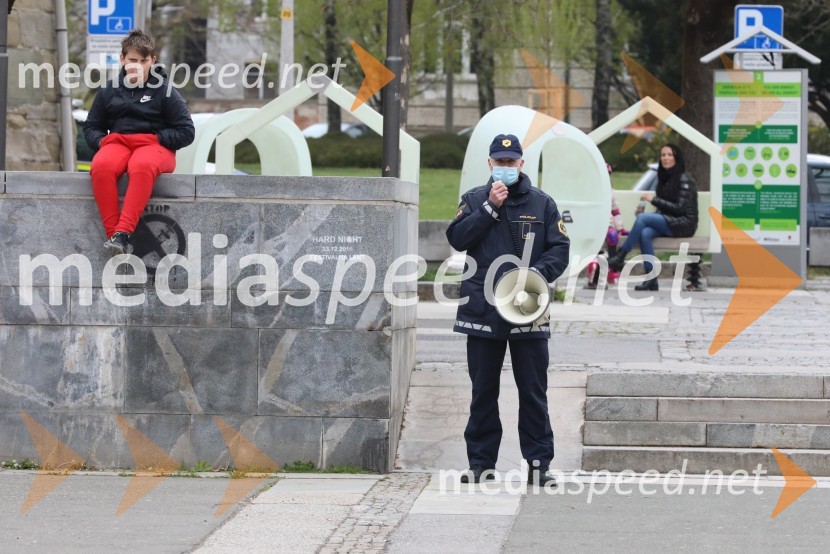 Protesti proti ukrepom za preprečitev Covid19 v Mariboru