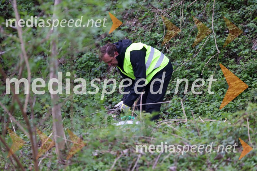 dr. Samo Peter Medved,  podžupan, Mestna občina Maribor Moji odpadki, moja skrb, čistilna akcija na desnem bregu Drave v Mariboru
