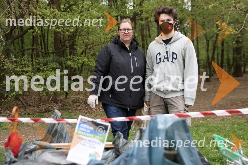 dr. Aleksandra  Berberih Slana, direktorica Muzeja narodne osvoboditve Maribor;  Peter BerberihMoji odpadki, moja skrb, čistilna akcija na desnem bregu Drave v Mariboru