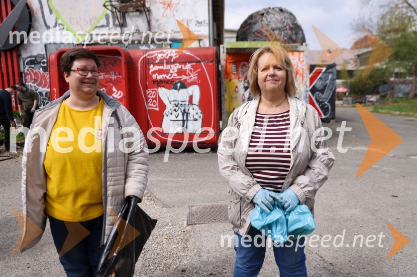  Marja Guček, Mladinski kulturni center Maribor, direktorica;  Alenka Iskra, podžupanja Mestne občine Maribor za področje sociale, socialnega podjetništva, kulture in turizma ter društev in nevladnih organizacijMoji odpadki, moja skrb, čistilna akcija na desnem bregu Drave v Mariboru