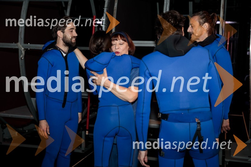  Vito Weis, igralec;  Katarina Stegnar, igralka;  Damjana Černe, igralka;  ... ;  Matej Recer, igralecRokova modrina, predstava Slovenskega Mladinskega gledališča