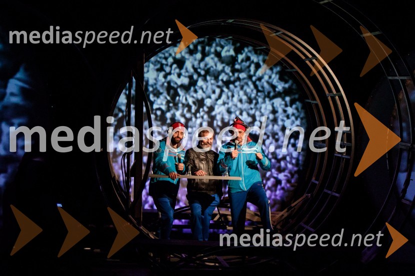  Vito Weis, igralec;  Željko Hrs, igralec;  Matej Recer, igralecRokova modrina, predstava Slovenskega Mladinskega gledališča