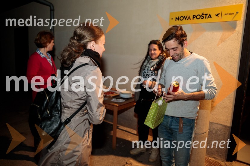  Nina Cijan, tekstopiska, scenaristka;  Vito Weis, igralecSlaba družba, Nova pošta, predstava Slovenskega Mladinskega gledališča