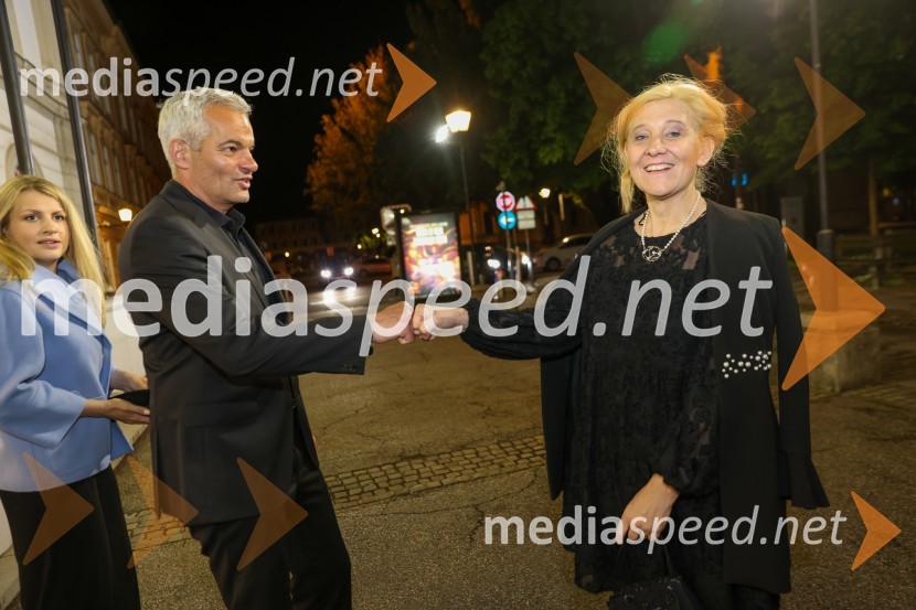  Katja Arsenovič, direktorica Rožmarin Hospitality Group;  Aleksander Saša Arsenovič, župan, Mestna občina Maribor;  Ignacija  Fridl Jarc, državna sekretarka na Ministrstvu za kulturo RSCarmina Burana, operno baletni spektakel SNG Maribor