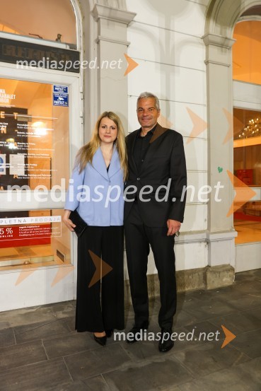  Katja Arsenovič, direktorica Rožmarin Hospitality Group;  Aleksander Saša Arsenovič, župan, Mestna občina MariborCarmina Burana, operno baletni spektakel SNG Maribor