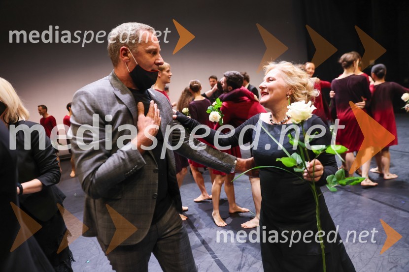  Danilo Rošker, direktor SNG Maribor;  Petya Ivanova, operna solistkaCarmina Burana, operno baletni spektakel SNG Maribor