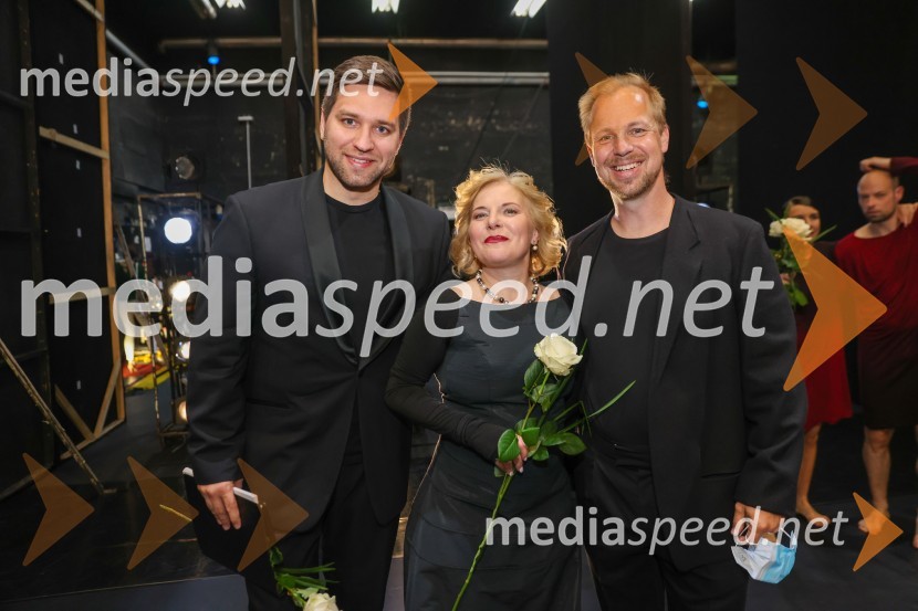  Domen Križaj, operni pevec;  Petya Ivanova, operna solistka;  Martin Sušnik, operni solistCarmina Burana, operno baletni spektakel SNG Maribor