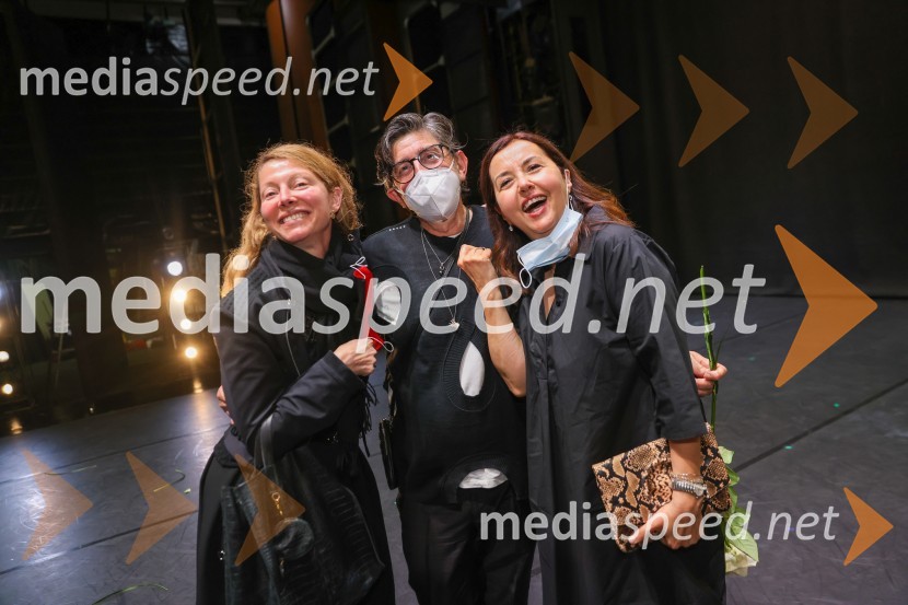  Nataša Matjašec Rošker, igralka;  Leo Kulaš, kostumograf;  Ksenija Mišič, igralkaCarmina Burana, operno baletni spektakel SNG Maribor