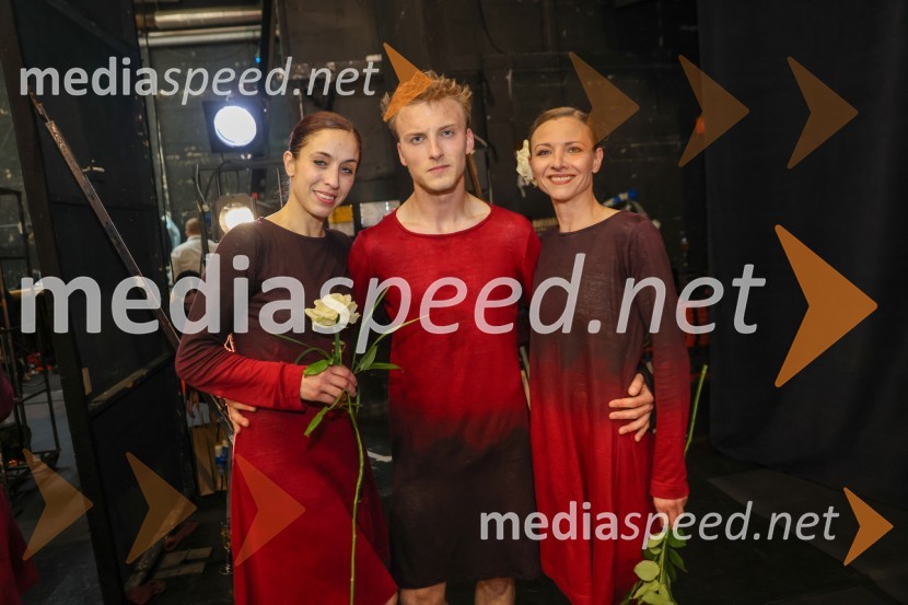  Hristina Stojčeva, baletna plesalka;  Luka  Ostrež, baletni plesalec;  Evgenija Koškina, baletkaCarmina Burana, operno baletni spektakel SNG Maribor