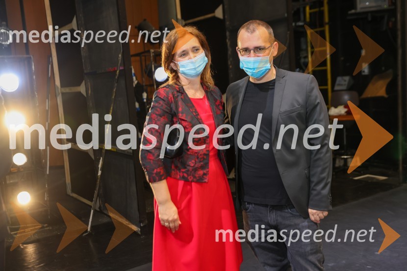 doc. dr. Suzana Žilič Fišer,  predstojnica Inštituta za medijske komunikacije na FERI;  Alan Kavčič, predstavnik za odnose z javnostmi SNG MariborCarmina Burana, operno baletni spektakel SNG Maribor