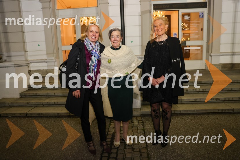  Jasmina Leskovar, SNG Maribor;  Martina De Melin Trabe;  Ignacija  Fridl Jarc, državna sekretarka na Ministrstvu za kulturo RSCarmina Burana, operno baletni spektakel SNG Maribor