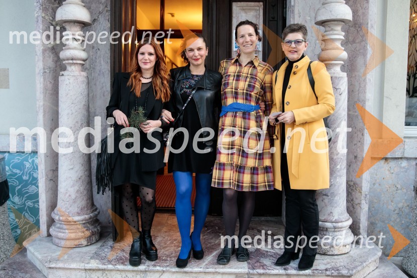  Eva Belčič, vodja marketinga in odnosov z javnostmi PGK;  Gaja Kryštufek Gostiša, poslovna sekretarka, Prešernovo Gledališče Kranj;  Nataša Jereb;  Mirjam Drnovšček, direktorica Prešernovega gledališča KranjKONS: Novi dobi, premiera, Prešernovo gledališče Kranj