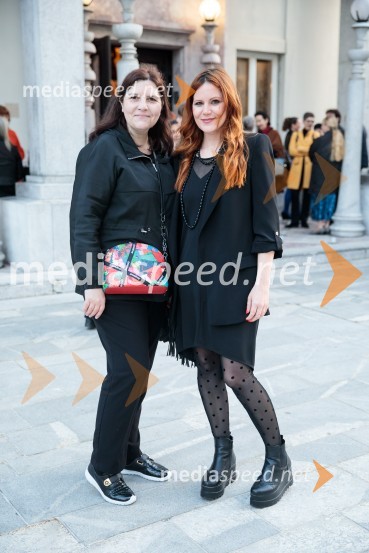  Teja Pelko, novinarka, Svet24;  Eva Belčič, vodja marketinga in odnosov z javnostmi PGKKONS: Novi dobi, premiera, Prešernovo gledališče Kranj