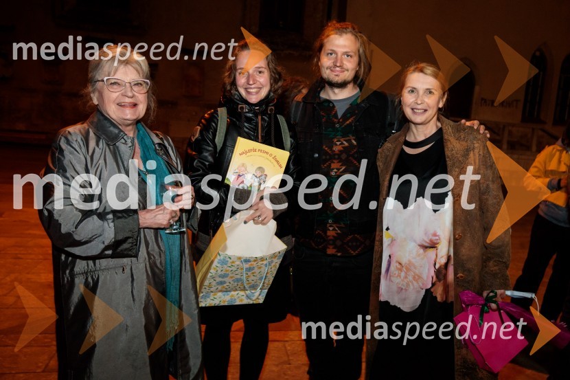  Jelka Reichman, slikarka in ilustratorka;  Katarina Morano, režiserka, dramaturginja;  Žiga  Divjak, režiser;  Darja Reichman, igralkaKONS: Novi dobi, premiera, Prešernovo gledališče Kranj