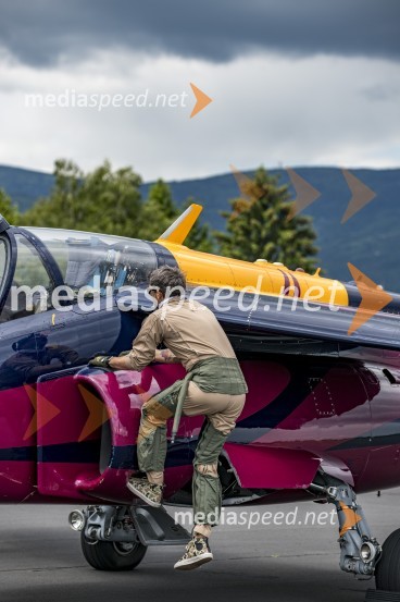 Leteči biki, The Flying Bulls, zadnji dan treninga 2021 v Mariboru